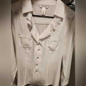 NWOT WHBM Button Down Blouse